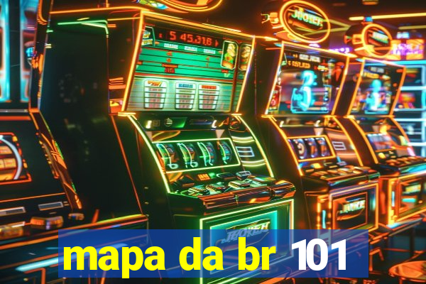 mapa da br 101